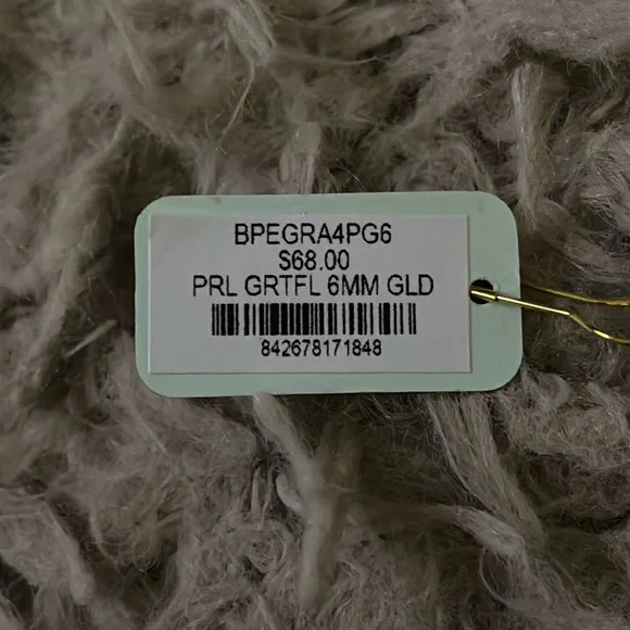 NWT Enewton pearl grateful pattern bead bracelet gold - Picture 4 of 4